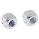 2 pcs Blue Dice Tire air Valve Stem Caps Car Truck Bike ATV Wheel Rims