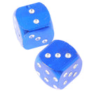 2 pcs Blue Dice Tire air Valve Stem Caps Car Truck Bike ATV Wheel Rims