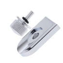 5/16 Inch Cross Universal Thread Alloy Rear Fender Seat Screw Bolt Nut Knob Tab Cover Kit for Harley Custom Cafer Touring Glide 1996-2018 (Silver)