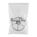 Made 5-Spoke 13-1/2 Inch Destroyer Style Stainless Boat Steering Wheel with Big Size Knob