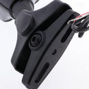 2x Universal Heavy Duty Racing Side Rear View Mirrors Adjustable Mirrors with LED Lights for Motorbikes ATV Cafe Racer, Black