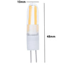 AC/DC12V G4 2W Warm White Pure White Ceramics Indoor LED COB Corn Light Bulb for Home Indoor Decor