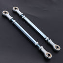2PCS Adjustable ATV Steering Shaft Tie Rods Rack Kit with Left & Right Hand Tie Rod Ball Joint