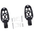2x Replacement Passenger Rear Foot Rest Pegs Bracket Rearsets Foot Rear Pegs Cylindrical Point Pedal for Dirt Bike