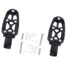 2x Replacement Passenger Rear Foot Rest Pegs Bracket Rearsets Foot Rear Pegs Cylindrical Point Pedal for Dirt Bike