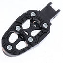 2x Replacement Passenger Rear Foot Rest Pegs Bracket Rearsets Foot Rear Pegs Cylindrical Point Pedal for Dirt Bike