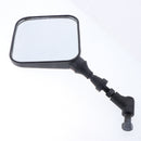 1 Pair Metal Universal Motorcycle Handle Bar End Rearview Side Convex Side Mirrors, Black