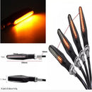 1 Pair Motorcycle LED Turn Signal Indicator Blinker Light Lamp 12V Amber