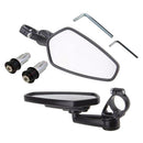 2pcs Aluminum Motocycle Side Rearview Handlebar End Motorcycle Side Mirror 360