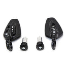 2pcs Aluminum Motocycle Side Rearview Handlebar End Motorcycle Side Mirror 360