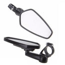 2pcs Aluminum Motocycle Side Rearview Handlebar End Motorcycle Side Mirror 360