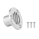 4pcs Floor Drain Scupper with Screws Stainless Steel Boat Yacht 1 Inch