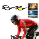 Flexible Motorcycle Goggles Clear Lens Rubber Padding UV Protection Dustproof