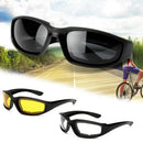 Flexible Motorcycle Goggles Clear Lens Rubber Padding UV Protection Dustproof