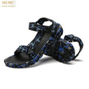 HEMU Men Sandals Breathable Non-slip Massage Outdoor Leisure Beach Sandals Slipper