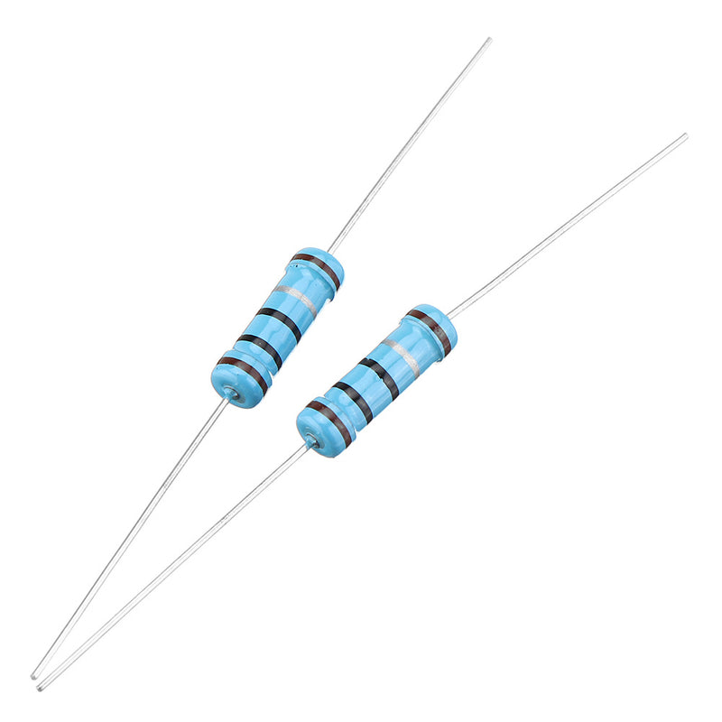 60pcs 2W 1R Metal Film Resistor Resistance 1% 1 ohm Resistor