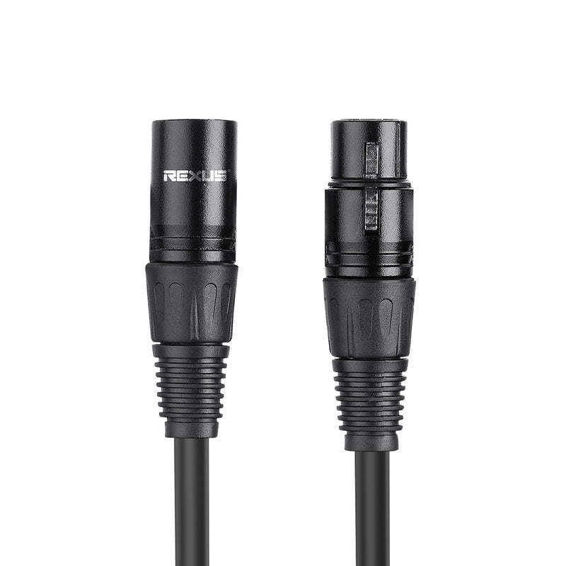 REXLIS 1.8/ 3M XLR 3-Pin Male to XLR 3-Pin Female Microphone Audio Cable