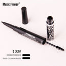 Music Flower Waterproof Anti-sweat Eyebrow Pen Dyed Eyebrow Paste Makeup