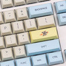 KBDfans Moon Landing Mars Keycaps XDA Sublimation PBT Two Color 121 Keys Mechanical Keyboard Keycap