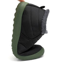 Men's Winter Snow Boots High-Top Shoes Keep Warm Thick Fluff Waterproof Outdoor Fabric Fur-lined Shoes
