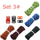 Zanlure S4 DIY Braided Rope Hand Weaving Bracelet Kits DIY Paracord Lanyard With 4 Buckle For EDC Collections
