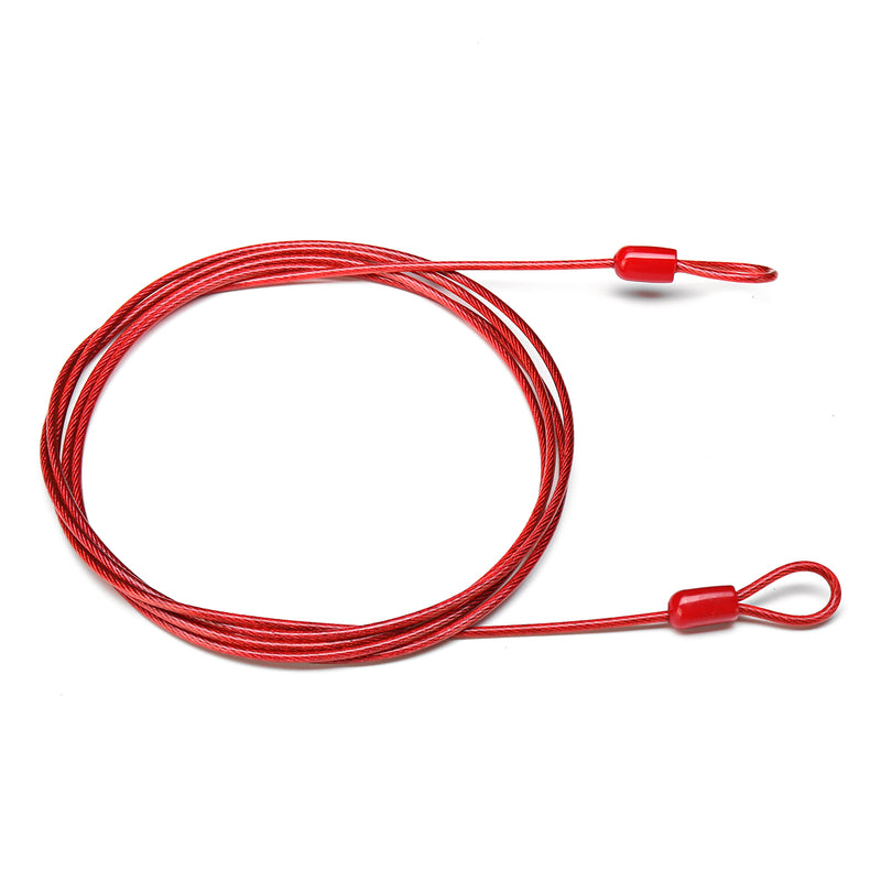 49 Strands Steel Wire Security Double Loop Cable Strong For Motorcycles/Bicycles/Car Cover