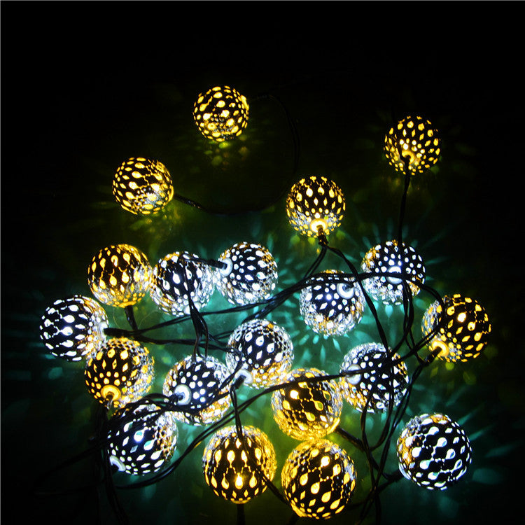 KCASA SSL-12 LED 4.8M 20LED Gardening Solar Panel Light Ball Holiday Garden Party Wedding Decoration
