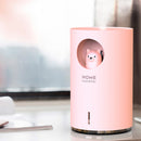 Cute Pet Humidifier 900ML Large Capacity Color LED Light Silent Timing Home Humidificador Mist Maker