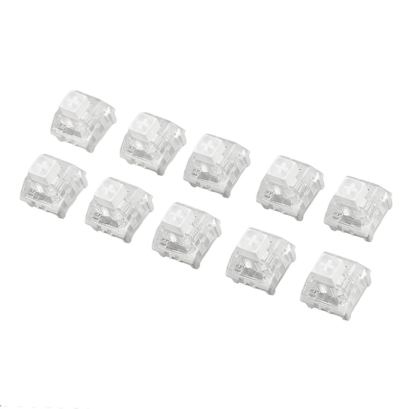 10Pcs Kailh BOX White Switch Keyboard Switches for Mechanical Gaming Keyboard