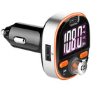 BC53 QC3.0 Fast Car Charger bluetooth MP3 Player FM Transmitter Colorful Atmosphere Light Display