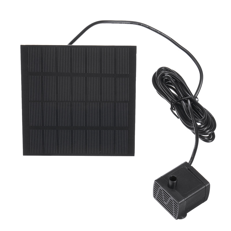 Solar Water Panel Power Fountain Pump Kit Pool Garden Pond Watering Floating Pump