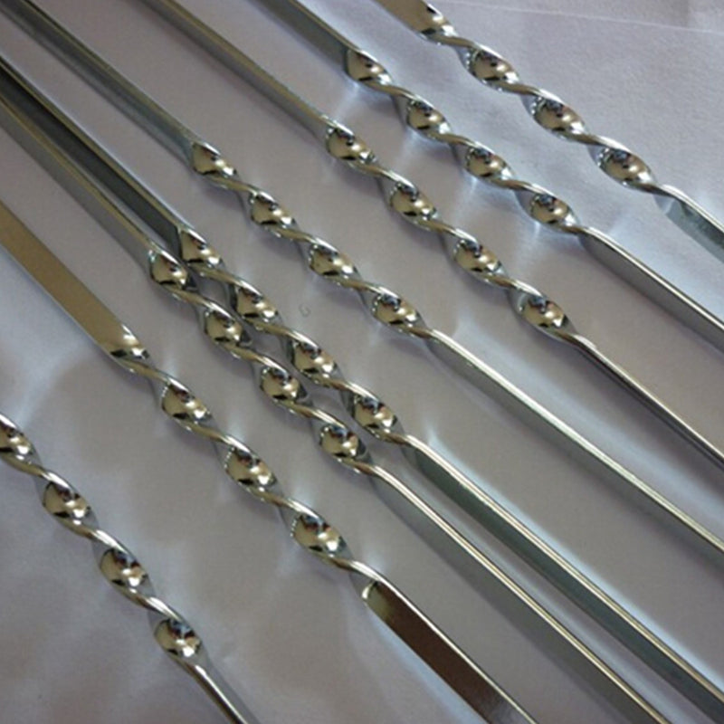 10pcs Stainless Steel BBQ Grill Tools Set Outdoor Barbecue Grilling Accessories Kit