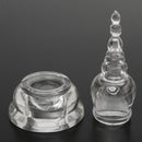 Transparent Crystal Buddha Tower Stupa Tibet Buddhist Decoration
