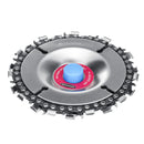 4 Inch Grinder Chain Disc with 2pcs Chain 5/8 Inch Arbor 22 Tooth Wood Carving Disc for 100/115 Angle Grinder