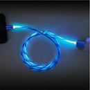 Bakeey 2.4A Micro USB Type C LED Light Magnetic Fast Charging Data Cable For Huawei P30 Pro Mate 30 Xiaomi 9 Pro Redmi 7A Redmi 6Pro OUKITEL Y4800
