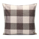 45x45cm Grid Square Pillow Case Cushion Cover Sofa Throw Home Bedroom Decor