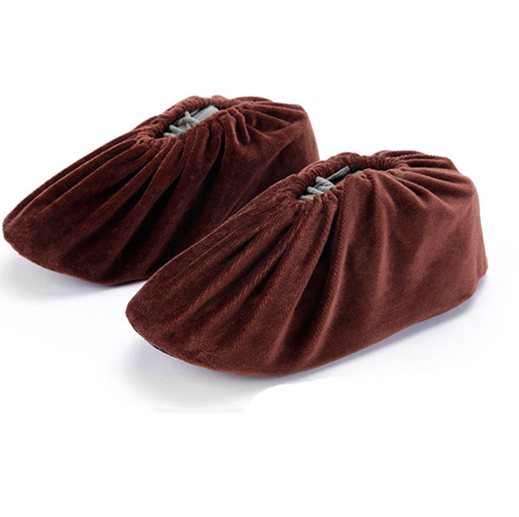 Honana HN-SC01 2 Pcs Overshoes Washable Non-Slip Shoe Covers Elasticity Dustproof Boot Overshoes