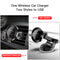 Yesido 10W Wireless Charger Nanoadsorption Infrared Sensor Air Vent Dashboard Car Phone Holder For 4.0-6.8 Inch Smart Phone