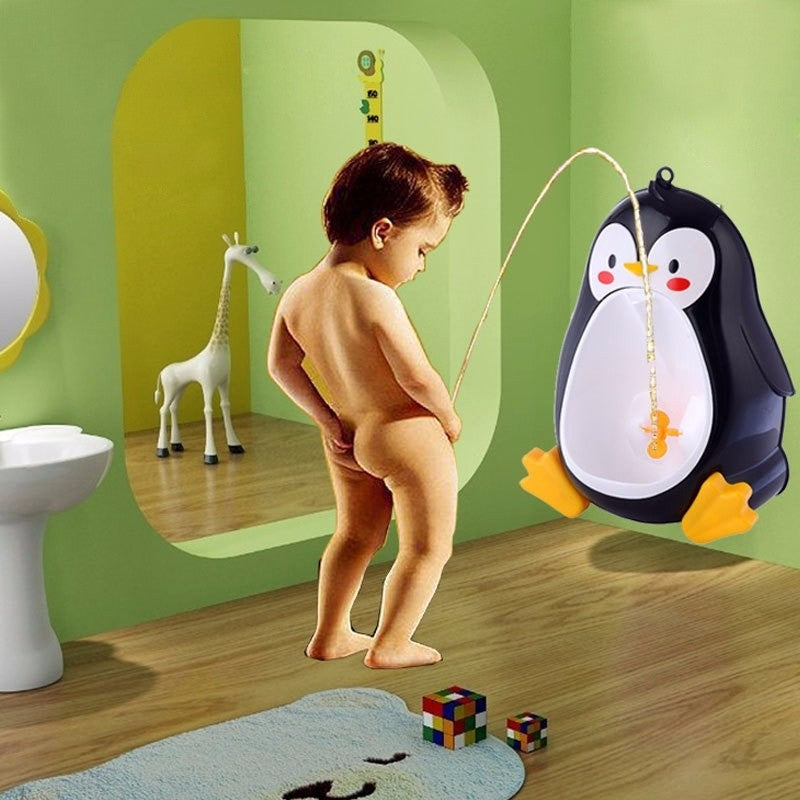 Penguin Baby Potty Training Trainer Boys Kids Children Potties Urinal Toilet Training Bathroom Pee Trainer