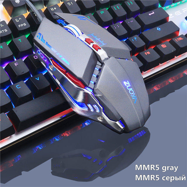 ZUOYA MMR5 USB Wired Gaming Mouse 7 Buttons 5600DPI Optical LED Computer Mouse Game Mice for PC Laptop Notebook PRO Gamer