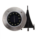 Solar Powered 12 LED Buried Light Under Ground Lamp Outdoor Path Garden Decor