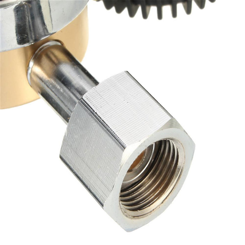 CO2 Regulators Pressure Reducer For Beverage Beer W21.8 Double Gauge Regulator