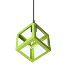 Modern E27 Metal Cube Ceiling Pendant Light Chandelier Fixtures Lamp Bar Hotel Restaurant
