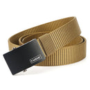 TUSHI 125cm Nylon Waist Belts Zinc Alloy Quick Release Inserting Buckle Tactical Belt