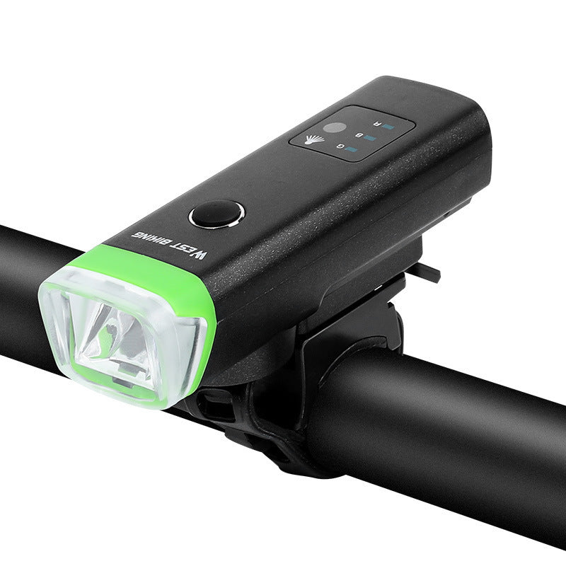 XANES XL40 2 In 1 650 LM Bike Front Light With 120dB Horn USB Rechargeable 5 Modes Waterproof Warning Night Light Bike Headlight