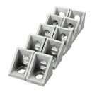 Suleve AJ20 Aluminium Angle Corner Joint 20x20mm Right Angle Bracket Furniture Fittings 10pcs