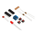 3pcs DIY Three Person Voter Module Kit DIY Electronic Production Kit 74HC00+74HC10