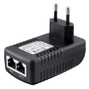 EU Plug CCTV Security 48V 0.5A 24W POE Wall Plug POE Injector Ethernet Adapter IP Camera Phone PoE Power Supply