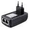 EU Plug CCTV Security 48V 0.5A 24W POE Wall Plug POE Injector Ethernet Adapter IP Camera Phone PoE Power Supply