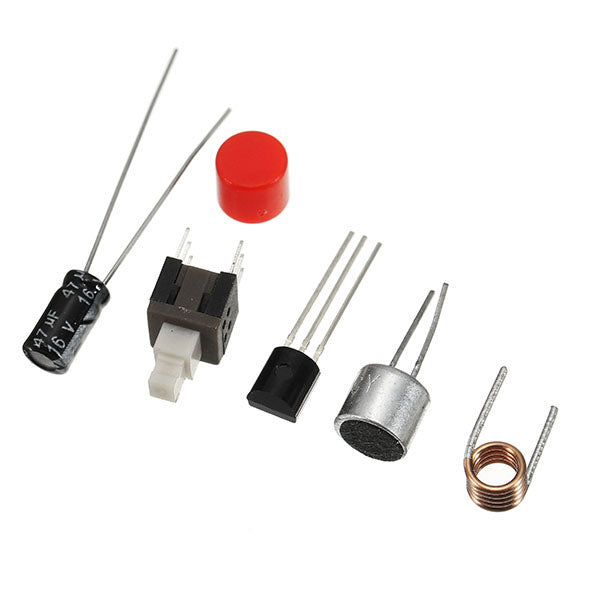 3Pcs RF-01 DIY Wireless Microphone Parts 5mA 70MHz FM Transmitter Production Kit With Antenna